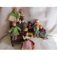 /PastAccoutrements SPECIAL SALE - Collection of Vintage Miniature German Bisque Dolls - 10% Off