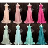 Thedaintyard TDY Bridesmaid Maxi infinity dress / Multiway Dress / Long Ball Gown Convertible Wrap dress WITH Chiffon Overlay Skirt (Regular size)