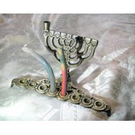 VintageAnd4All Menorah Hanukkah,hanukia,chanukah,jewish holiday hanukkah,menorah judaica,candles menorah,jewish tradition