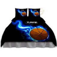 EloquentInnovations Boys Bedding Sets Twin, Queen, King, Basketball Bedding For Boys, Personalized Duvet Cover, College Bedding, Dorm Bedding, Twin XL #12
