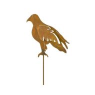 Oregardenworks Eagle Rust Metal Garden Decor Bird Yard Stake Gift for Gardeners