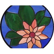 AGlassMenagerieEtc Stained Glass Lotus Flower