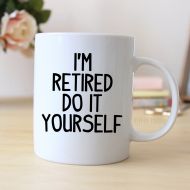 /JoyfulMoose Retired Coffee Mug - Retirement Gift - Coffee Cup