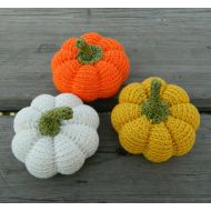 /Etsy Crochet Pumpkins Rattles 3 pcs Baby toys Baby rattles Easter decor Kids toys Mother day gift Crochet vegetables Australian easter Baby gift