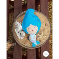 CutiecraftsbyAndrea Mermaid / felt mermaid doll / noialand / collectible doll / plushie toy