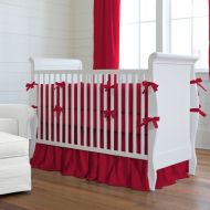 CarouselDesignsShop Neutral Baby Crib Bedding  Boy Crib Bedding  Girl Baby Crib Bedding: Solid Red 2-Piece Crib Bedding Set by Carousel Designs