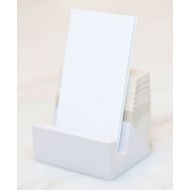 /HeimlichWoodcraft Vertical Poplar Business Card Holder