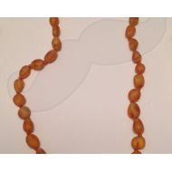 TeslaBaby Necklace - 13.5 in Raw Oval Honey