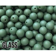 /TeslaBaby 12 mm Glass Silicone Beads 10-1,000 (aka Dark Green) Teething Beads Teething Necklace Wholesale Silicone Beads