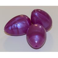TeslaBaby CLEARANCE 20% OFF - Tourmaline Silicone Egg / Teardrop - 1 in x 3/4 in - Bulk Silicone Beads Wholesale - DIY Teething