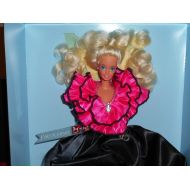 Colleensdollcorner SALE 19.99!!Night Sensations Barbie FAO Schwartz Special Edition/Amazing in Hot Pink Satin Ruffles and Black! Never Displayed/New in Box.