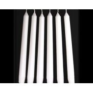 SomaLunaLLC 6 Angel White Classic Hand-poured Unscented Taper Candles