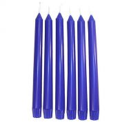 /SomaLunaLLC 6 Lapis Blue Classic Hand-poured Unscented Taper Candles
