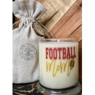 /TheShabbyWick Football Mom Gift * For Football Mom * Football Mom Candle * Personalized Gifts * Custom Candle Message