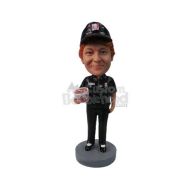 /BobbleheadsEtsyShop Custom Bobblehead KFC Employee, McDonalds Fast Food Restaurant Employee Custom Bobblehead, Cop Custom Bobblehead