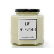 LindsayLucasCandles Fart Extinguisher Candle, Funny Gift For Boyfriend, Cheeky Gift, Funny Gift, Quirky Gift, Humorous Gift, Joke gift, Scented Candle, Candles