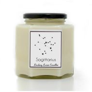 LindsayLucasCandles Sagittarius Star Sign SCENTED CANDLE, Zodiac Constellation Astrology Gift, Horoscope Birthday Candles Astronomy