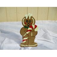 AnnsBrushstrokes Gingerbread Man Yard Sign