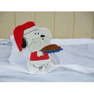 AnnsBrushstrokes Peanuts Snoopy Christmas Yard Sign