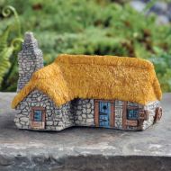 MyFairyGardensShop Fairy Garden Mini - Micro Mini Thatched Roof Country House - Miniature Supplies Accessories Dollhouse