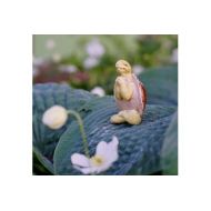 MyFairyGardensShop Fairy Garden Mini - Yoga Turtle- Seated Namaste Pose - Miniature Supplies Accessories Dollhouse