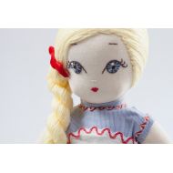 Manolitas Clara - Handmade Cloth Doll, Heirloom Doll, Keepsake Doll, 16 Inch, Collectors Doll, Cloth Doll, Fabric Doll, Art Doll