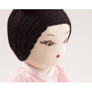 Manolitas Li Na from Japan - Handmade Cloth Doll, Heirloom Doll, Keepsake Doll, 16 Inch, Collectors Doll, Cloth Doll, Fabric Doll, Art Doll