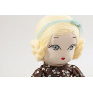 Manolitas Alice - Handmade Cloth Doll, Heirloom Doll, Keepsake Doll, 16 Inch, Collectors Doll, Cloth Doll, Fabric Doll, Art Doll