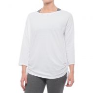 Gaiam Bryn Slouchy T-Shirt - Boat Neck, 3/4 Sleeve (For Women)