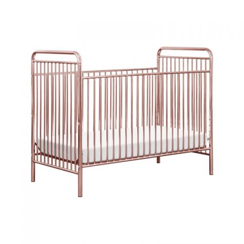  Babyletto Jubilee 3 in 1 Convertible Crib in Pink Chrome