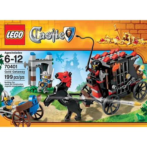  LEGO Castle Gold Getaway Play Set