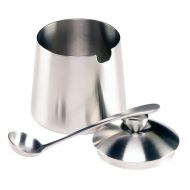Frieling Brushed Steel Sugar Bowl with Spoon