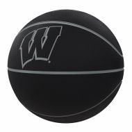 Logo Chairs Wisconsin Badgers Blackout Full-Size Composite Basketball