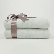 Linum Home Textiles Luxury Hotel & Spa 100% Turkish Cotton Soft Twist Bath Towels - Set of 2