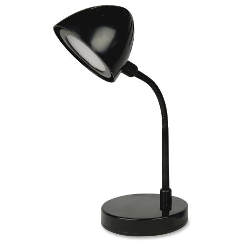  Lorell, LLR99776, Black Shade LED Desk Lamp, 1 Each, Black