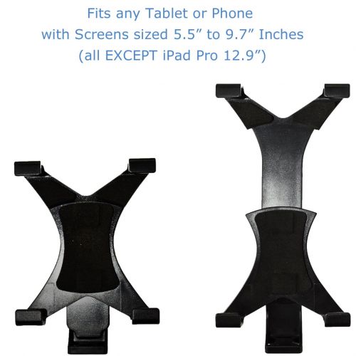  ECostConnection Acuvar 57 inch Pro Series Tripod, Acuvar Tablet Mount, Bluetooth Shutter Remote for Apple iPad, iPad Air, iPad Mini, Most Other Tablets
