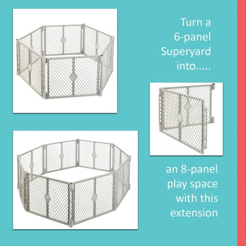  North States Pink Two-Panel Superyard Extension for Baby Playard