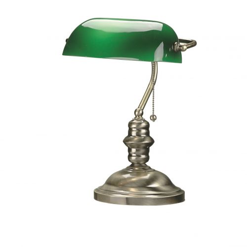  Lite Source Banker Desk Lamp - Polished Brass