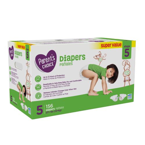  Parents Choice Diapers (Choose Size and Count)