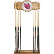 Trademark Global University of Utah Wood & Mirror Wall Cue Rack