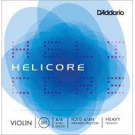 DAddario Helicore Violin String Set, 4/4 Scale, Heavy Tension
