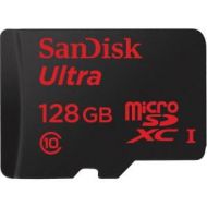 SanDisk Ultra 128 GB microSDHC - Class 10UHS-I - 80 MBs Read - 1 Card