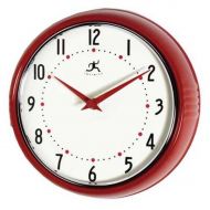 Infinity Instruments The Retro Red Wall Clock