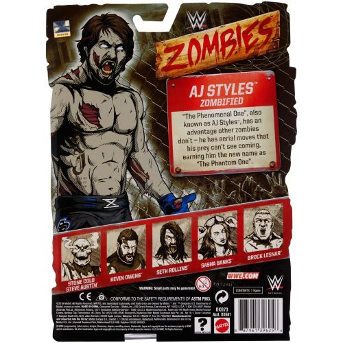 더블유더블유이 WWE Zombies AJ Styles Figure