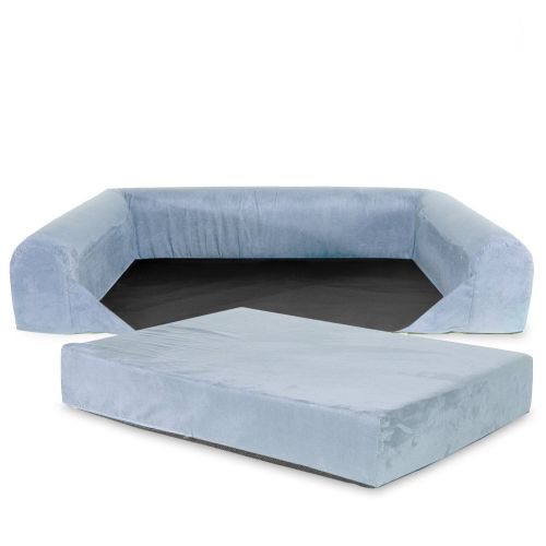  KOPEKS Dog Bed Sofa Lounge Orthopedic Memory Foam Waterproof JUMBO Extra Large - Grey