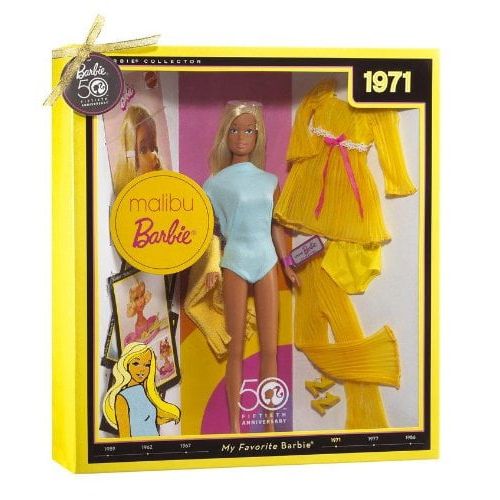 바비 Barbie Pink Label My Favorite Barbie - Malibu Barbie Collector Doll