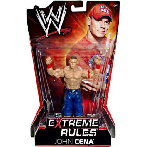 마텔 Mattel Toys WWE Wrestling Extreme Rules John Cena Action Figure