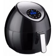 XtremepowerUS Ensue 3.7 Quart Touch Screen Digital Panel Air Fryer Cooker 7 Cooking Sets - Black