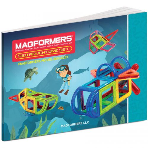  MAGFORMERS Adventure Sea 32-Piece Magnetic Construction Set