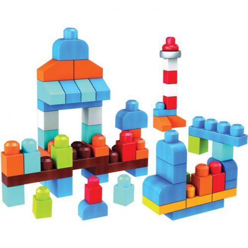 메가블럭 Mega Bloks Island Sailboat Block Building Kit - ThemeSubject: Fun - Skill Learning: Boat, House, Building